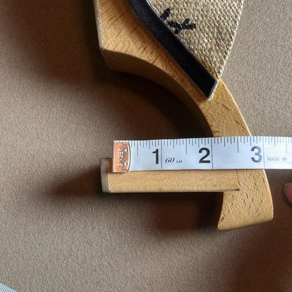 Mark Schwartz Abstract Art Wood Slide Sandal - 7 - Picture 12 of 14